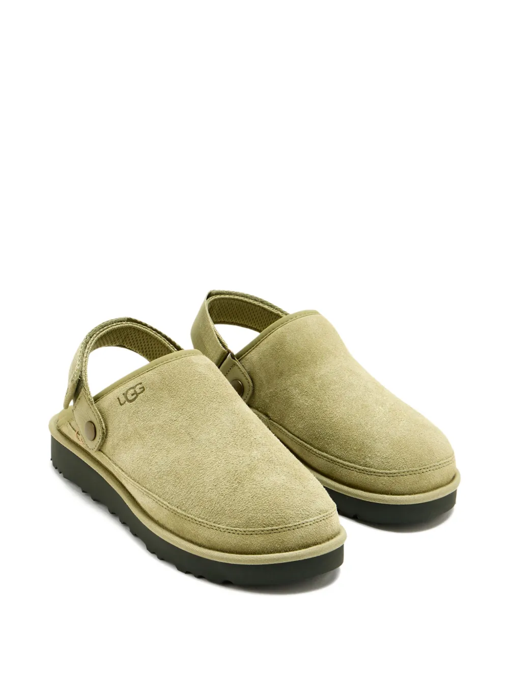 Ugg Strap-detail Suede Mules In Multi