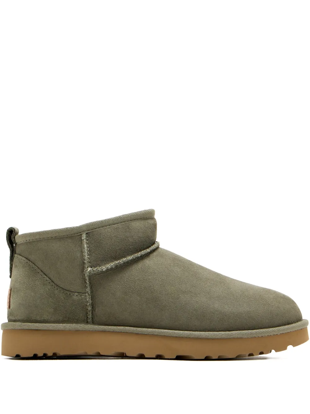 UGG Classic Ultra Mini suede boots | Green | Image 1