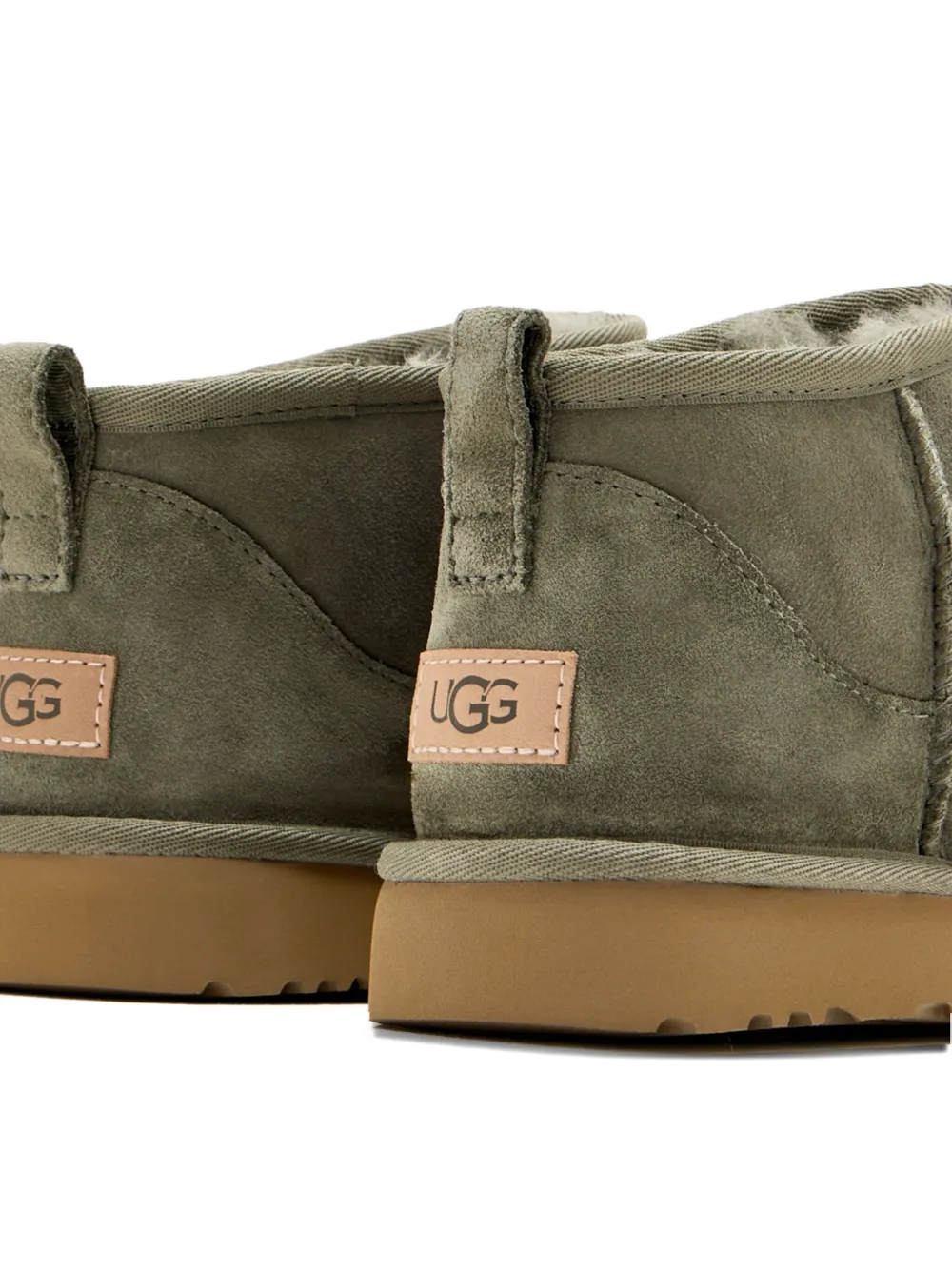 UGG Classic Ultra Mini suede boots Green