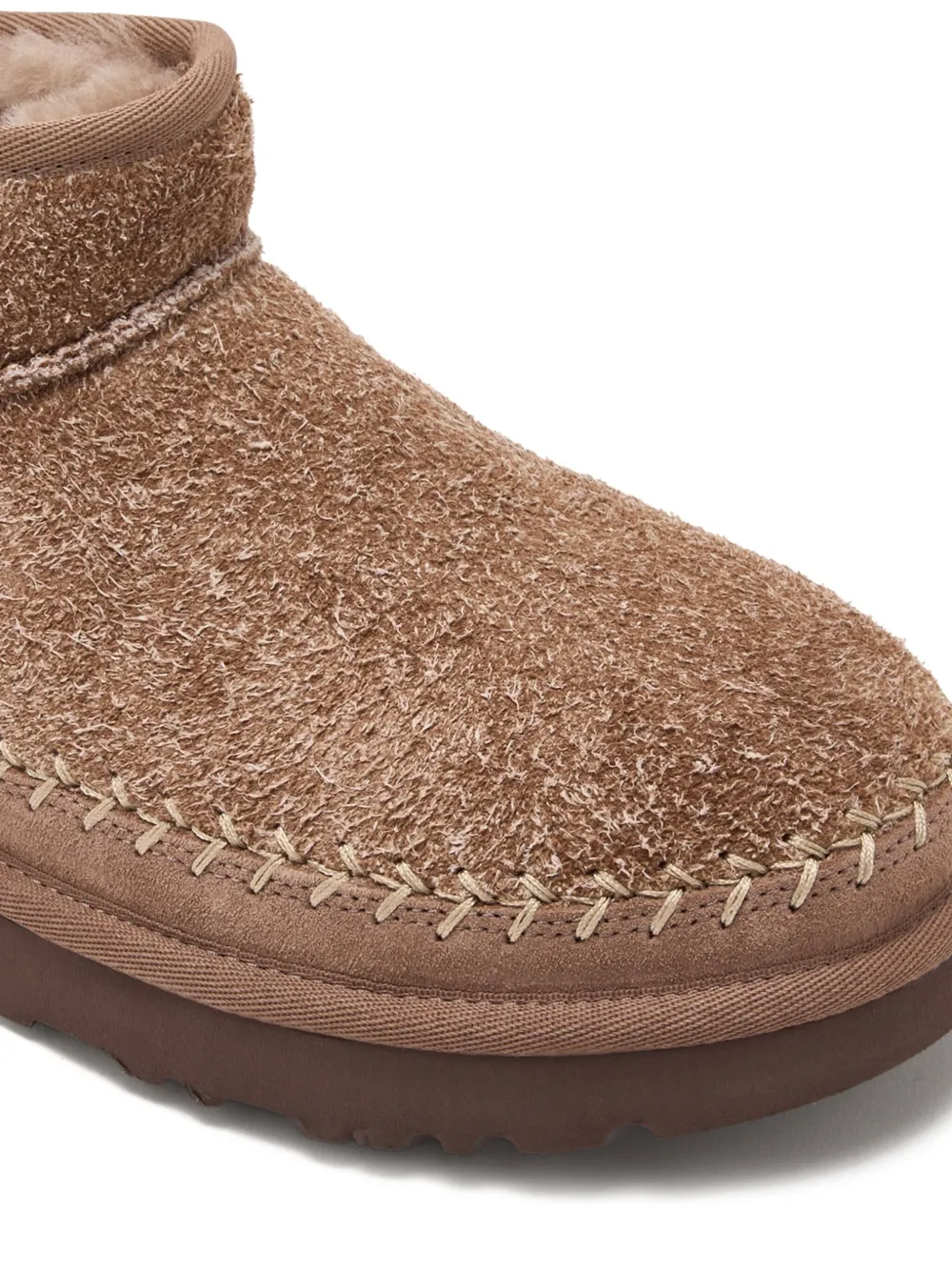 UGG Suède laarzen met gestikt detail Bruin