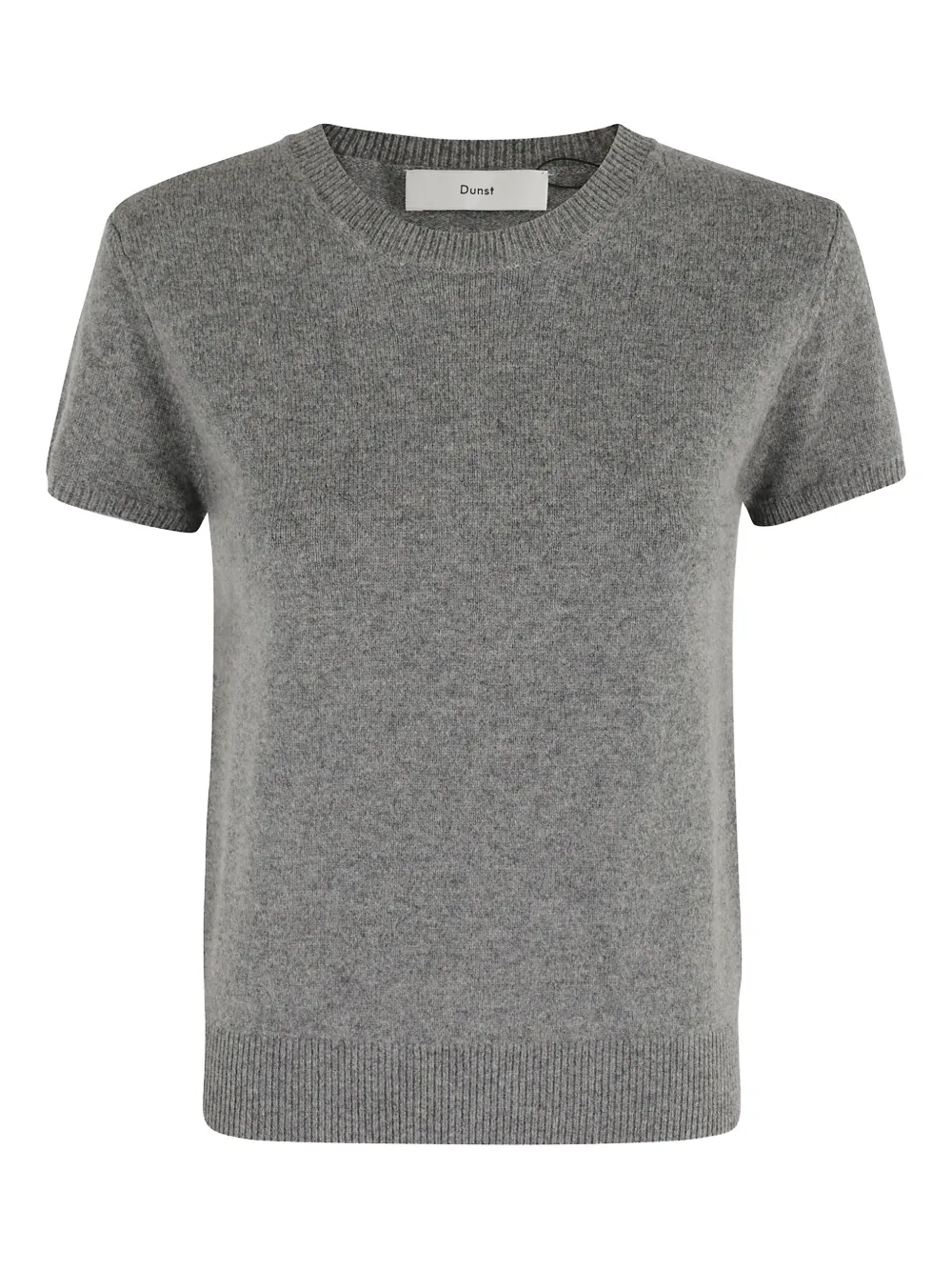 Dunst Short-sleeve Cashmere T-shirt In Gray
