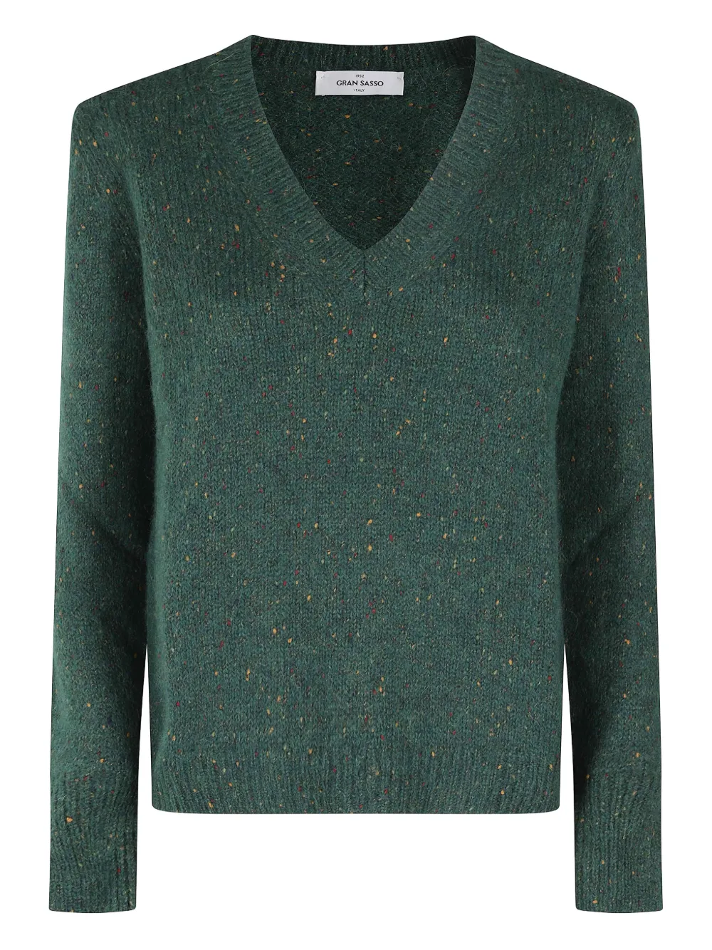 Gran Sasso V-neck Sweater In Green