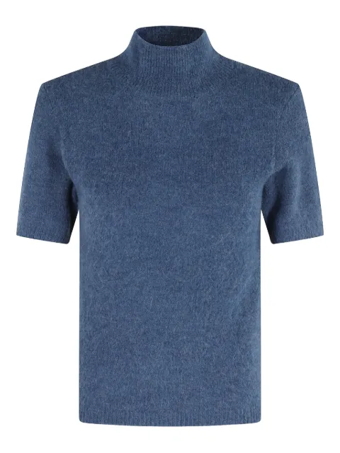 A.P.C. Edie short-sleeve funnel-neck sweater