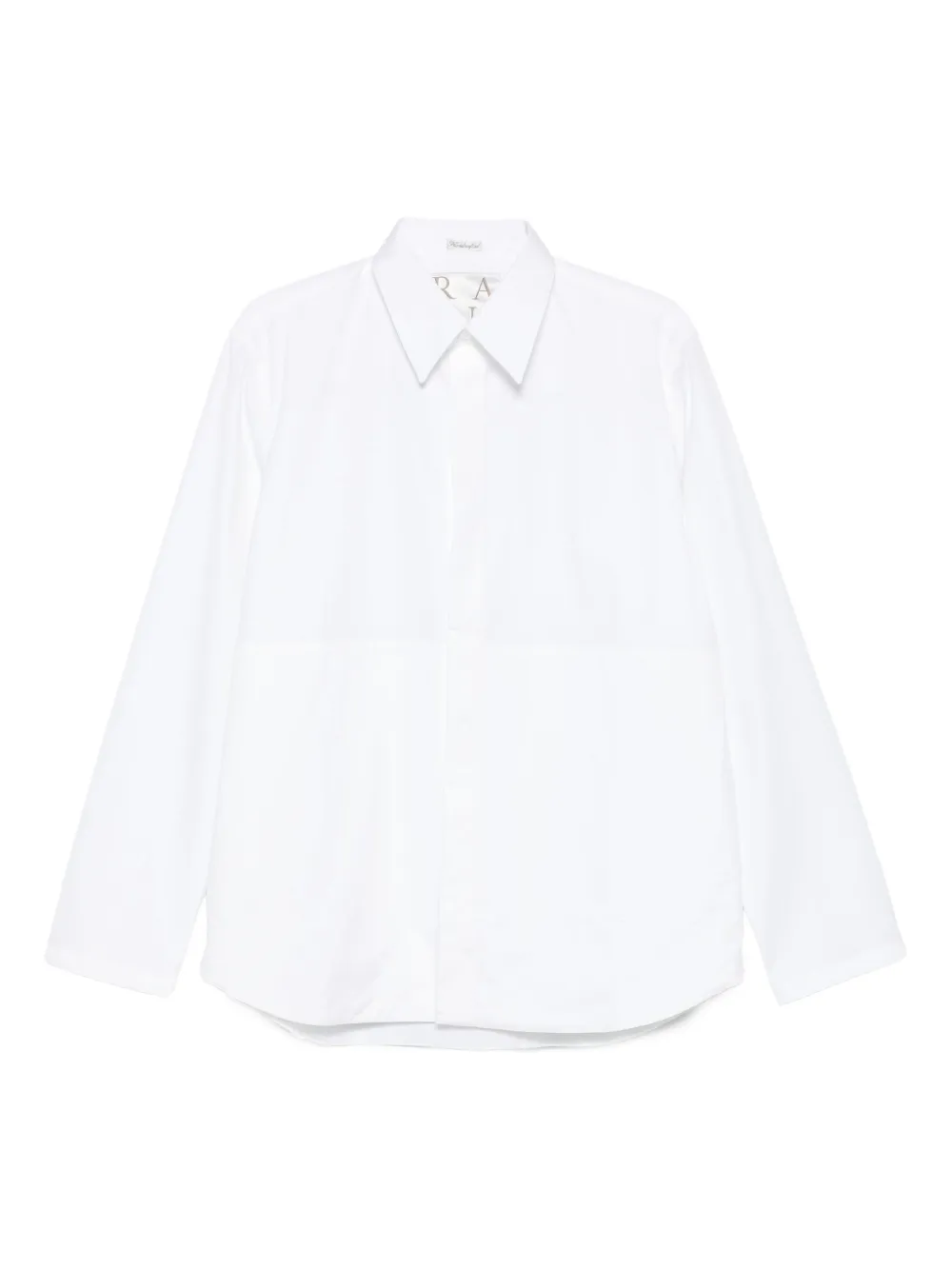Ranra Panelled Shirt In White