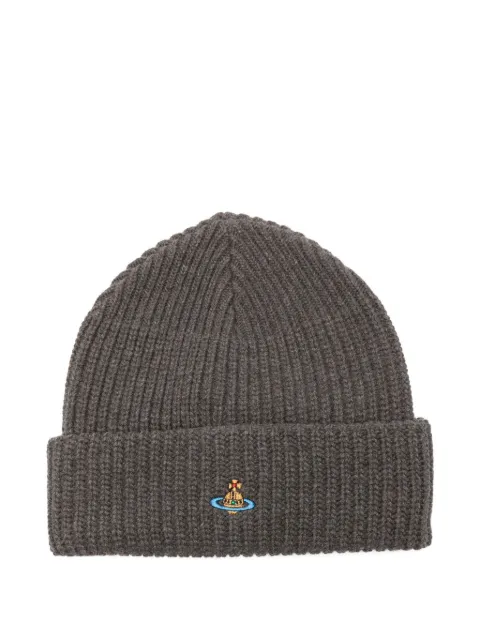Vivienne Westwood Orb-embroidered beanie