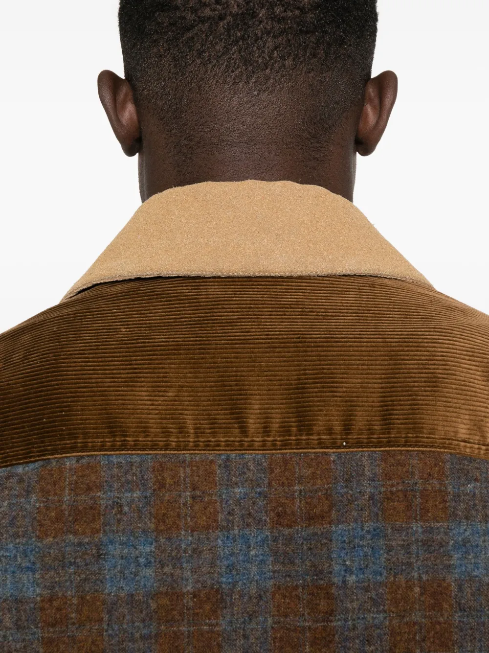 Junya Watanabe MAN Shirtjack met vlakken Beige