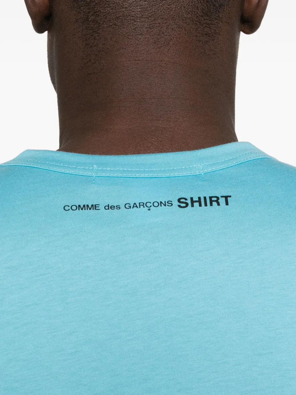 Comme Des Garçons Shirt T-shirt met ronde hals Blauw