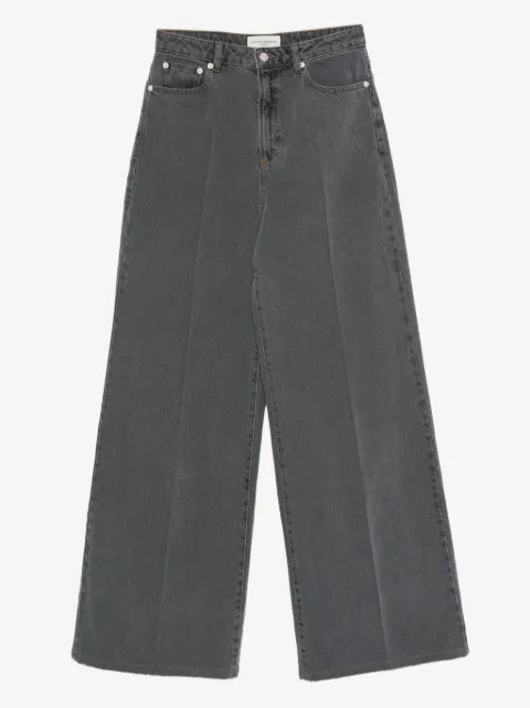 Officine Generale wide-leg high-waisted jeans