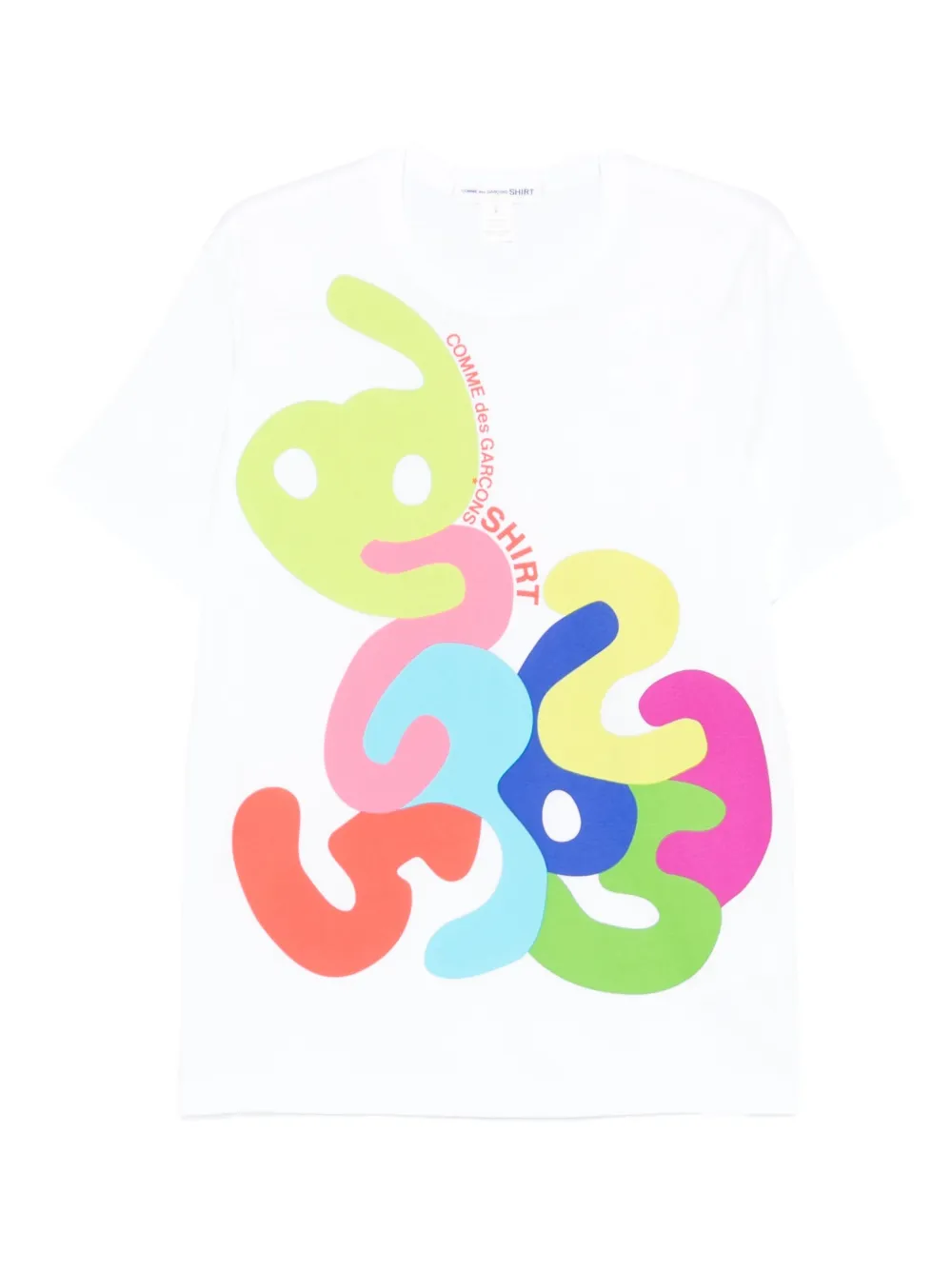Comme Des Garçons Shirt playera con estampado gráfico | blanco | Image 1