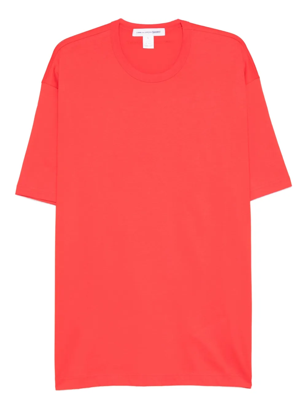 Comme Des Garçons Shirt round-neck short-sleeves T-shirt | Red | Image 1
