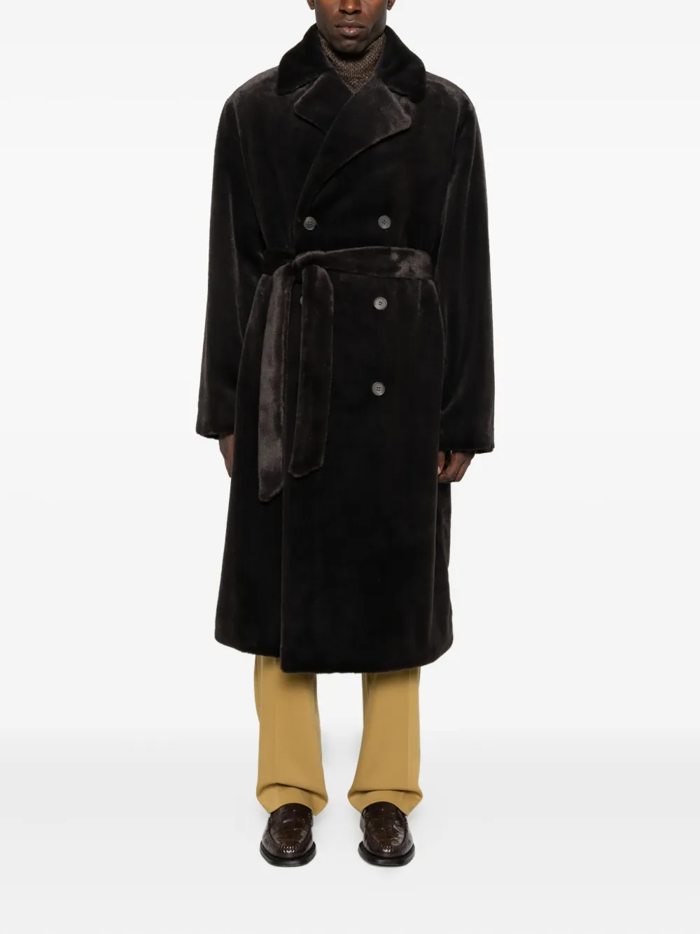 Drôle De Monsieur abrigo con doble botonadura y cinturón | Abrigos con doble botonadura | Image 2