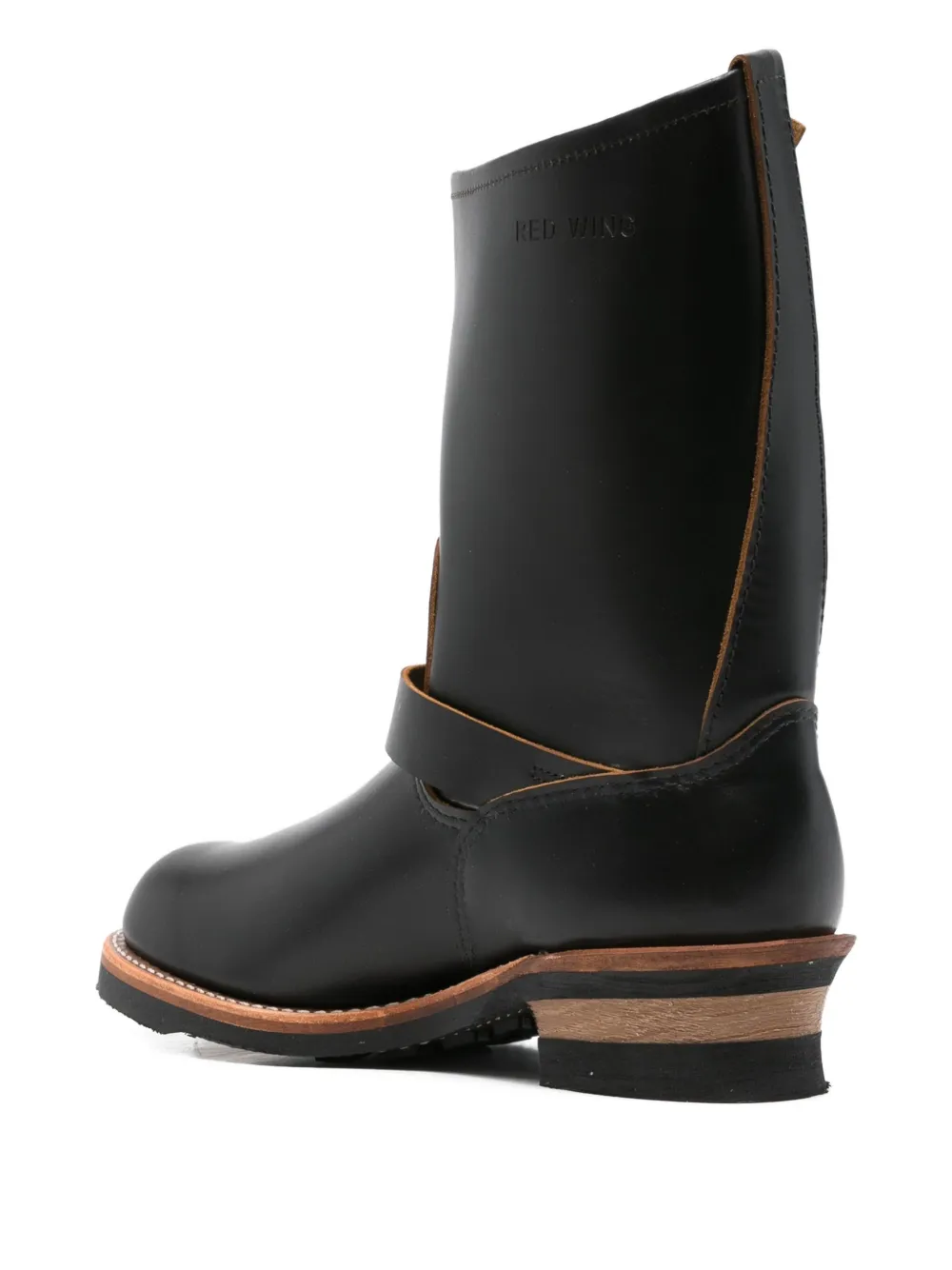 Red Wing Shoes Engineer bikerlaarzen met gesp Zwart