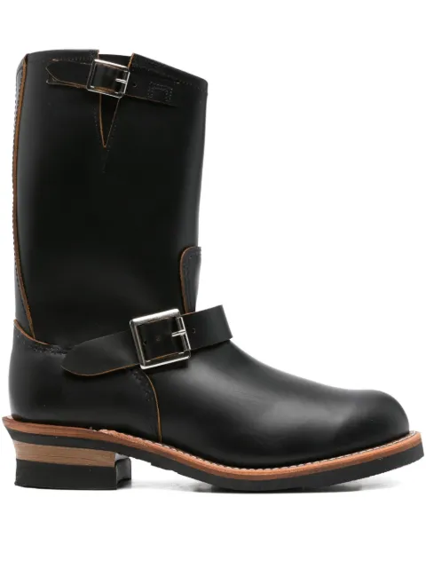 Red Wing Shoes Engineer buckled biker boots