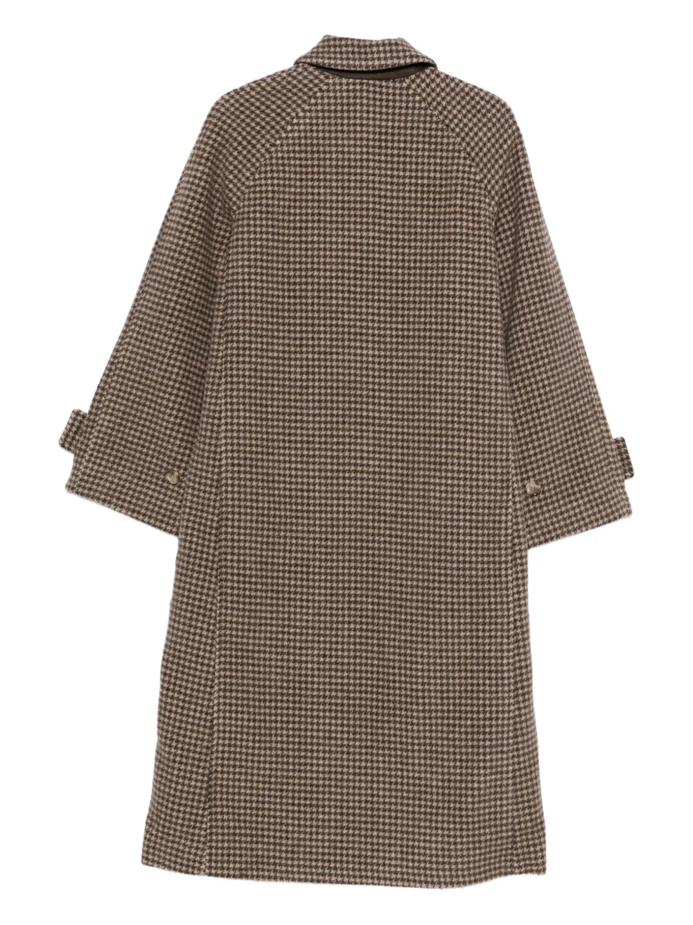 SAMSOE SAMSOE houndstooth single-breasted coat | Single Breasted Coats | Image 2