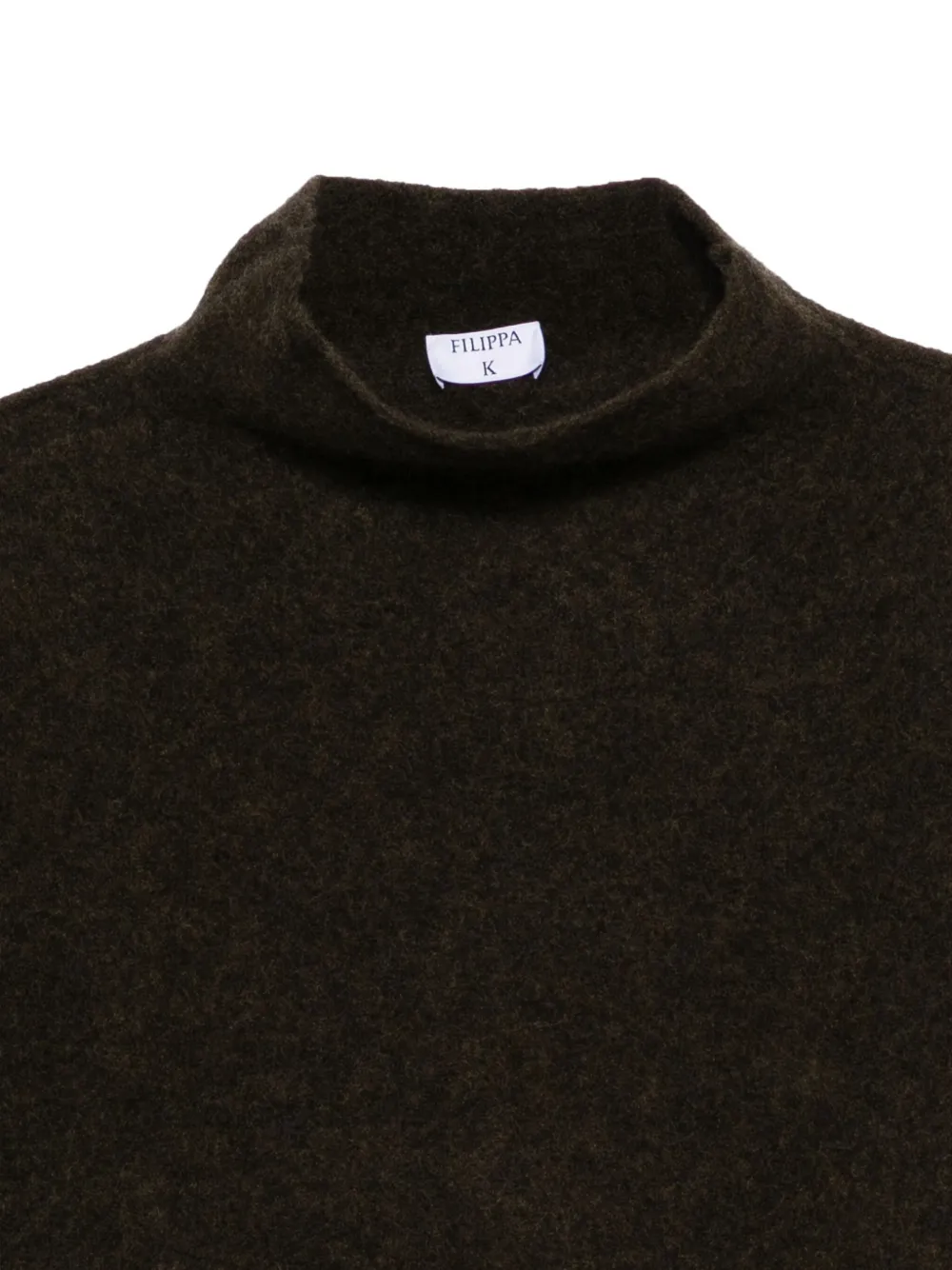 Filippa K Boxy trui met hoge hals Rood