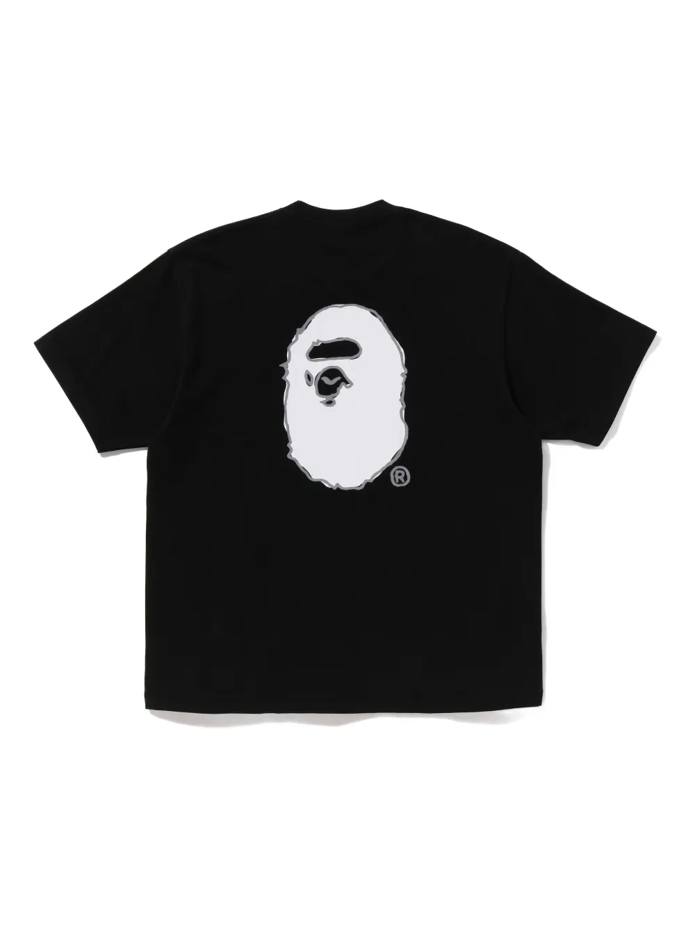 A BATHING APE T-shirt met logo - Zwart