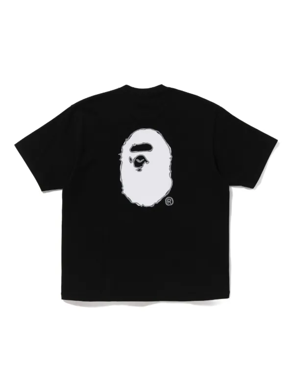 A BATHING APE® ロゴ Tシャツ | ブラック | FARFETCH JP