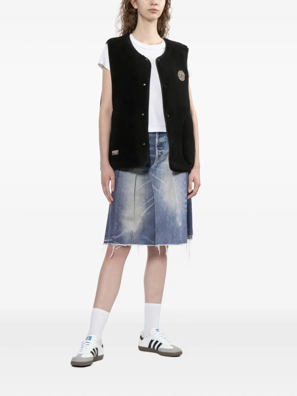 FINGERCROXX logo-embroidered reversible gilet | Waistcoats & Gilets | Image 2