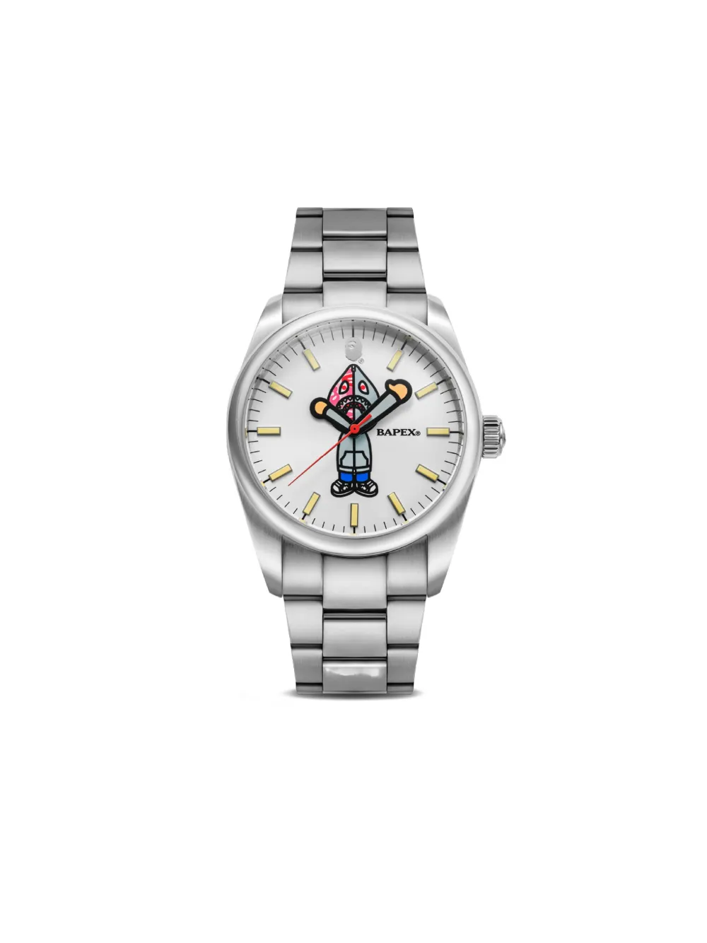A BATHING APE® Type 7 Bapex Seijin 42mm - SILVER SILVER A BATHING APE® Type 7 Bapex Seijin 42mm - SILVER SILVER