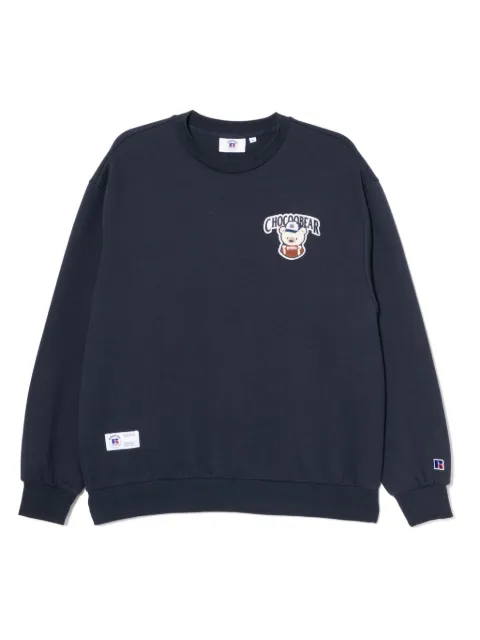 CHOCOOLATE logo-embroidered sweatshirt