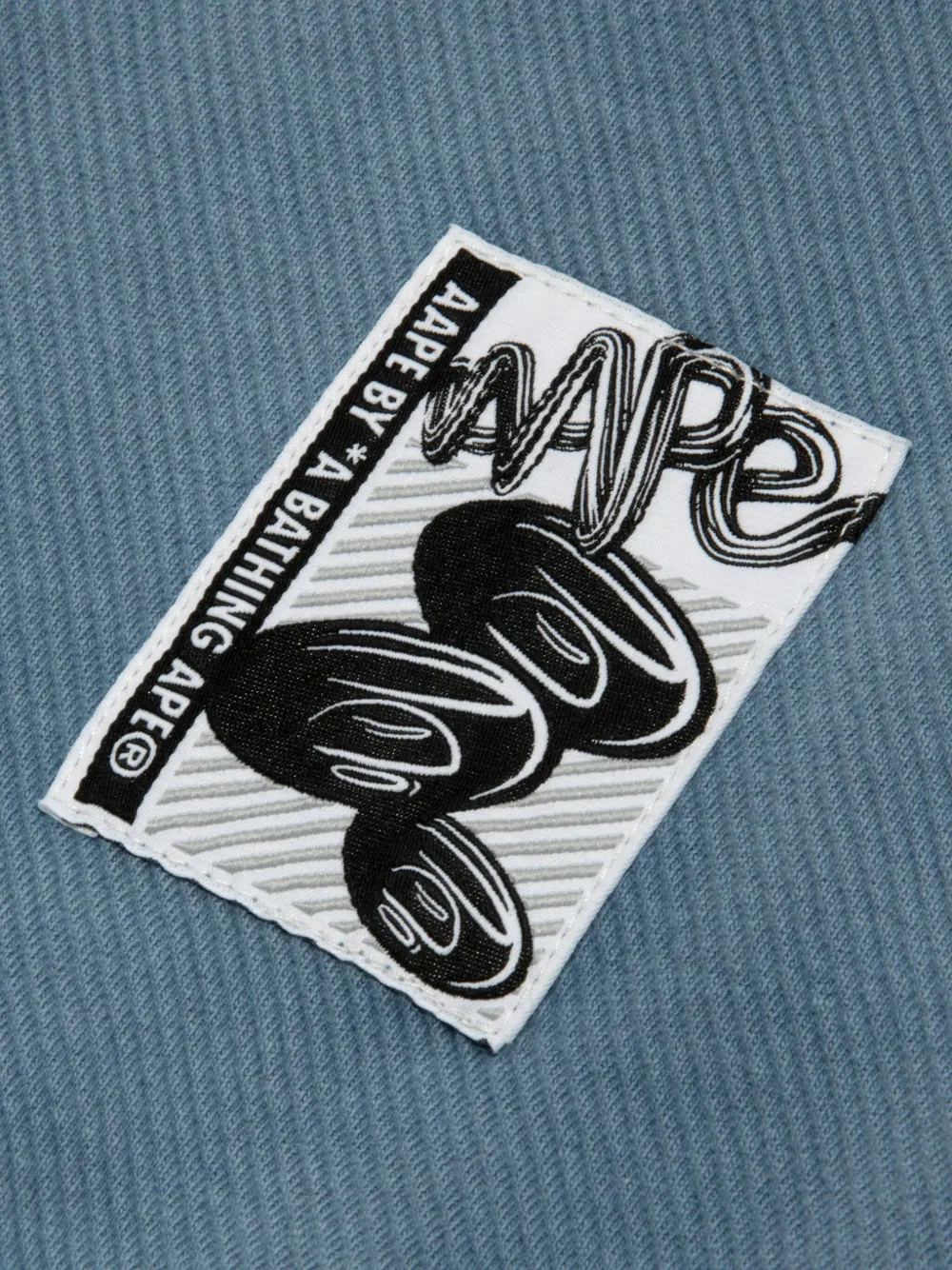 Aape By A Bathing Ape Logo-print Sweatshirt In Blue
