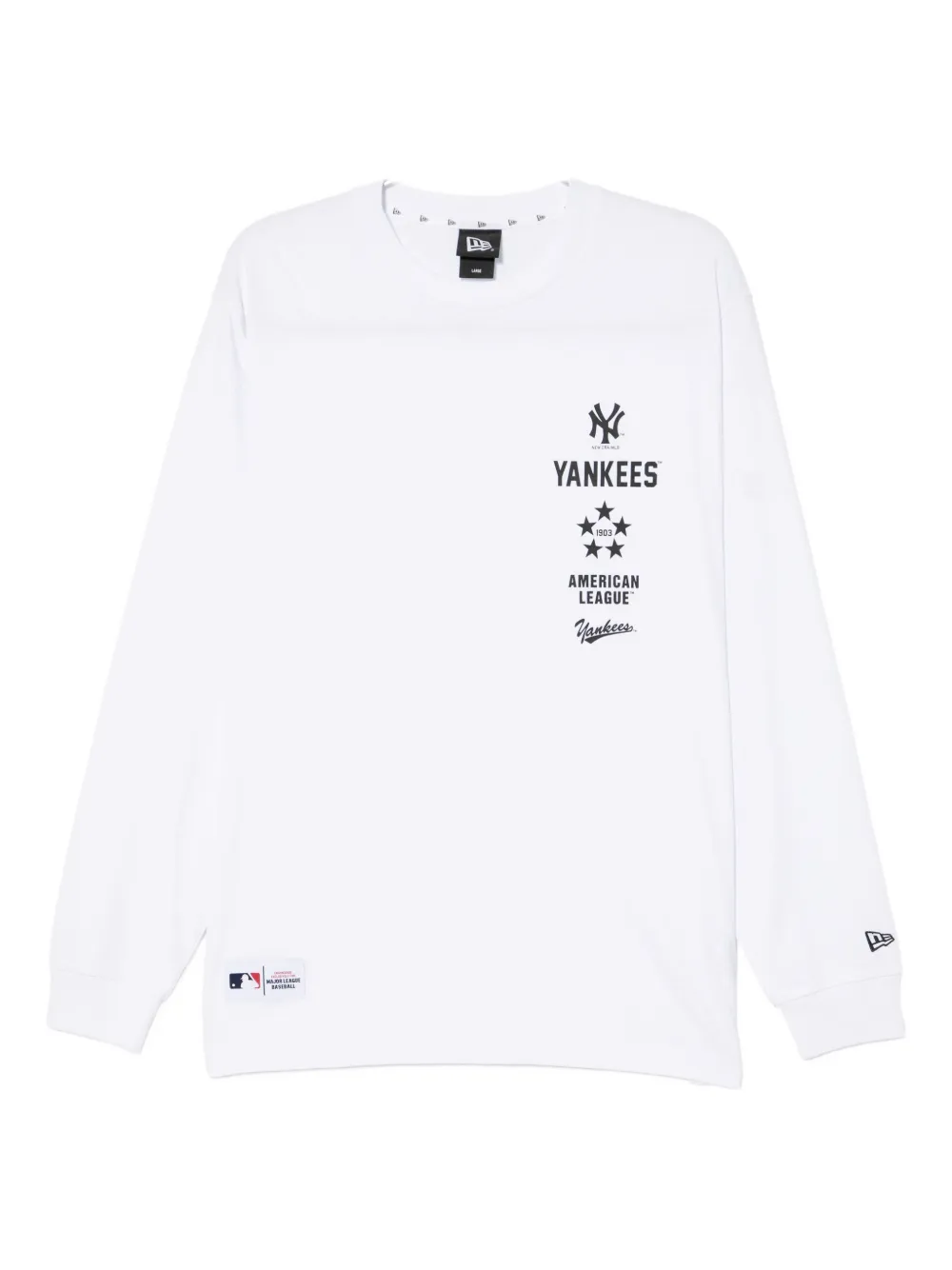 NEW ERA CAP X MLB logoed t-shirt - ホワイト NEW ERA CAP X MLB logoed t-shirt - ホワイト