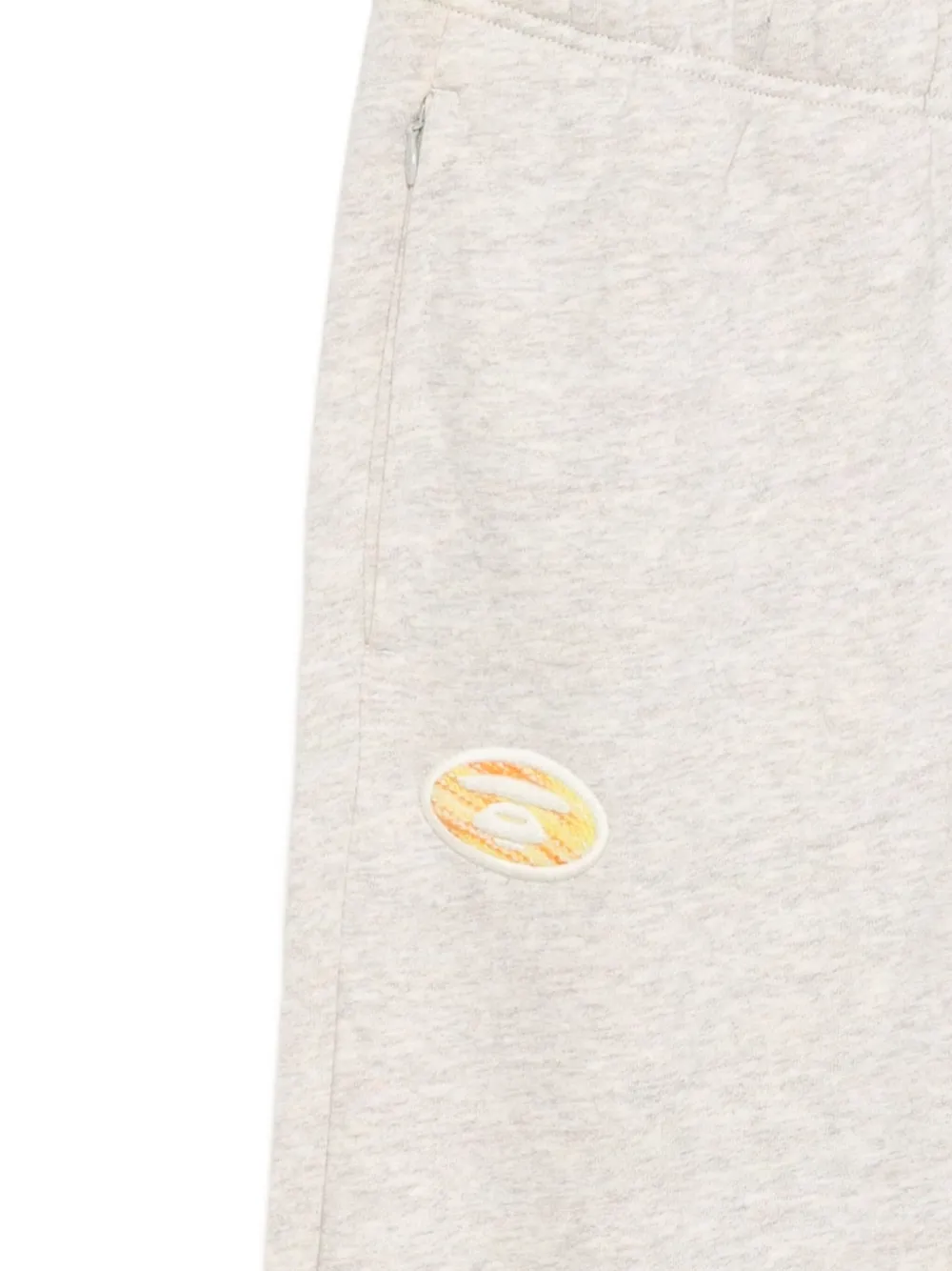 Aape By A Bathing Ape Logo-embroidered Track Pants In Neutral