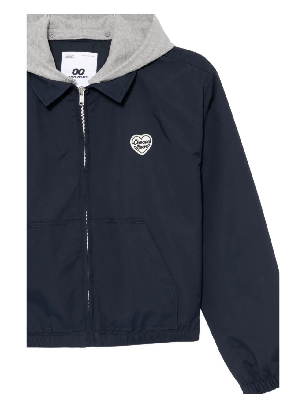 Chocoolate Logo-embroidered Jacket In Blue