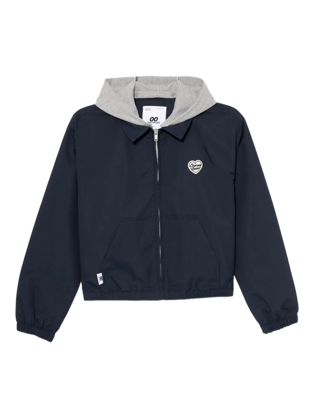 Chocoolate Logo-embroidered Jacket In Blue