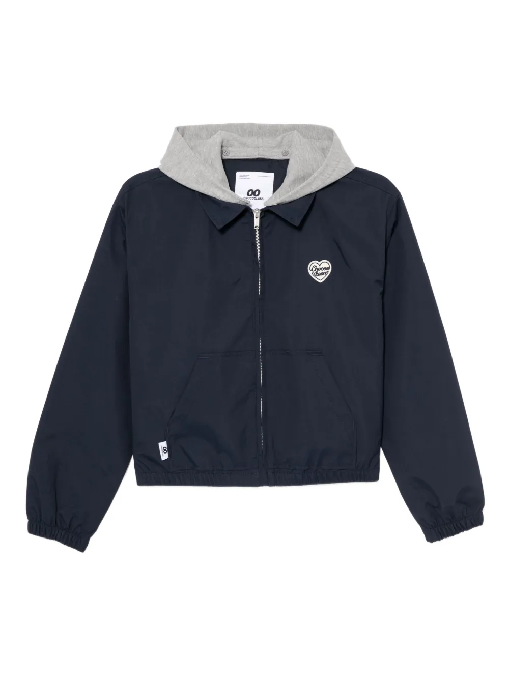 CHOCOOLATE logo-embroidered jacket | Blue | Image 1