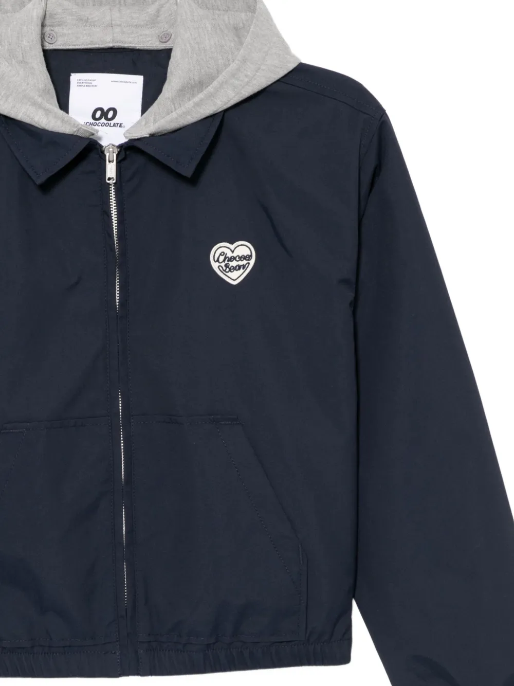 CHOCOOLATE Jack met geborduurd logo Blauw