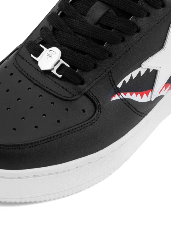 A BATHING APE® Bape Sta Shark Sneakers | Black | FARFETCH