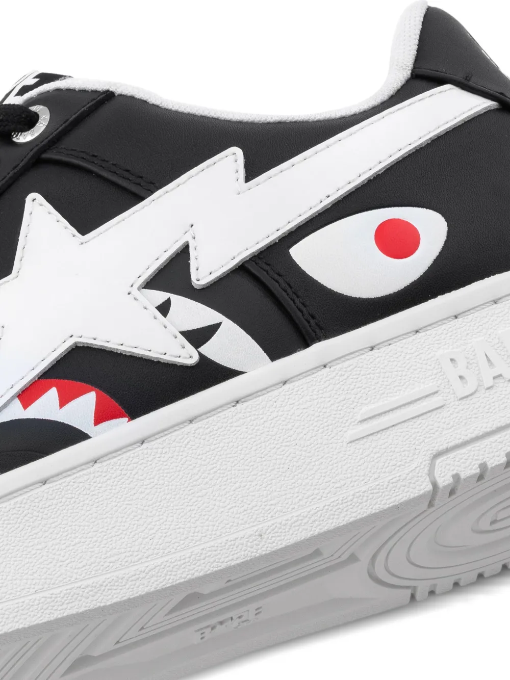 A BATHING APE Sta Shark #3 sneakers Zwart