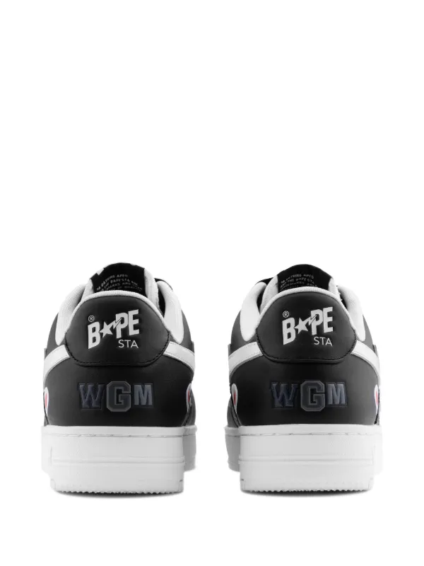 A BATHING APE® Bape Sta Shark Sneakers | Black | FARFETCH ZA