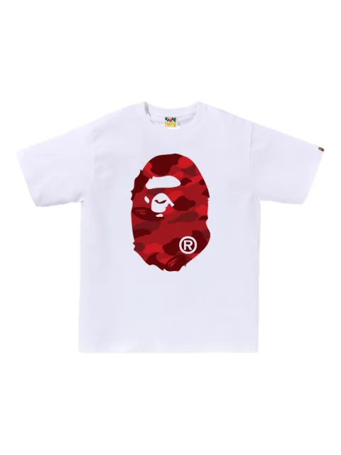 A BATHING APE® camo-print ape-head T-shirt