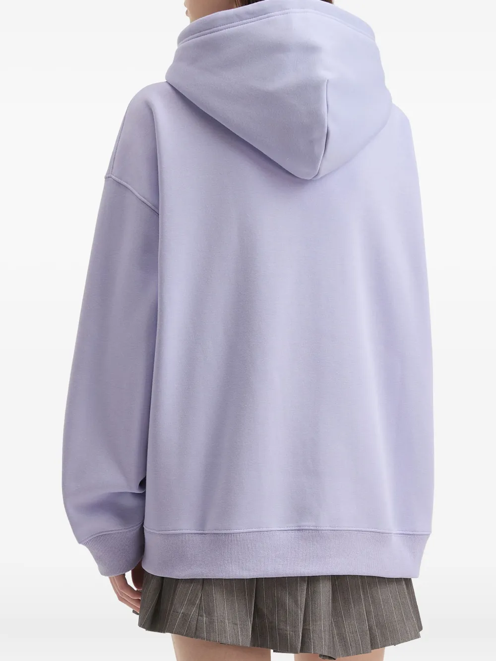 Tout A Coup Drawstring-detail Zip-up Hoodie In Purple