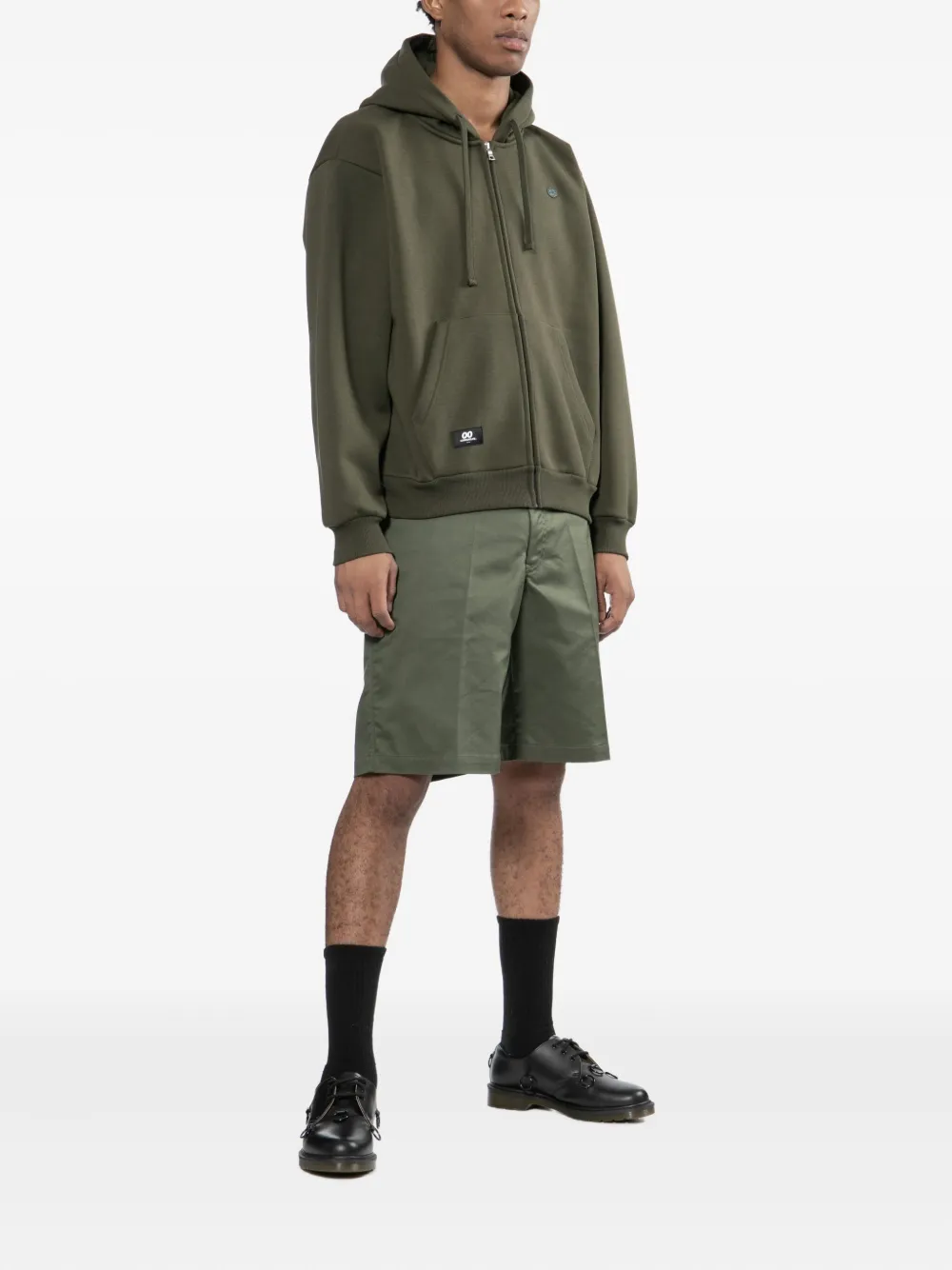 Chocoolate Logo-embroidered Hoodie In Gray