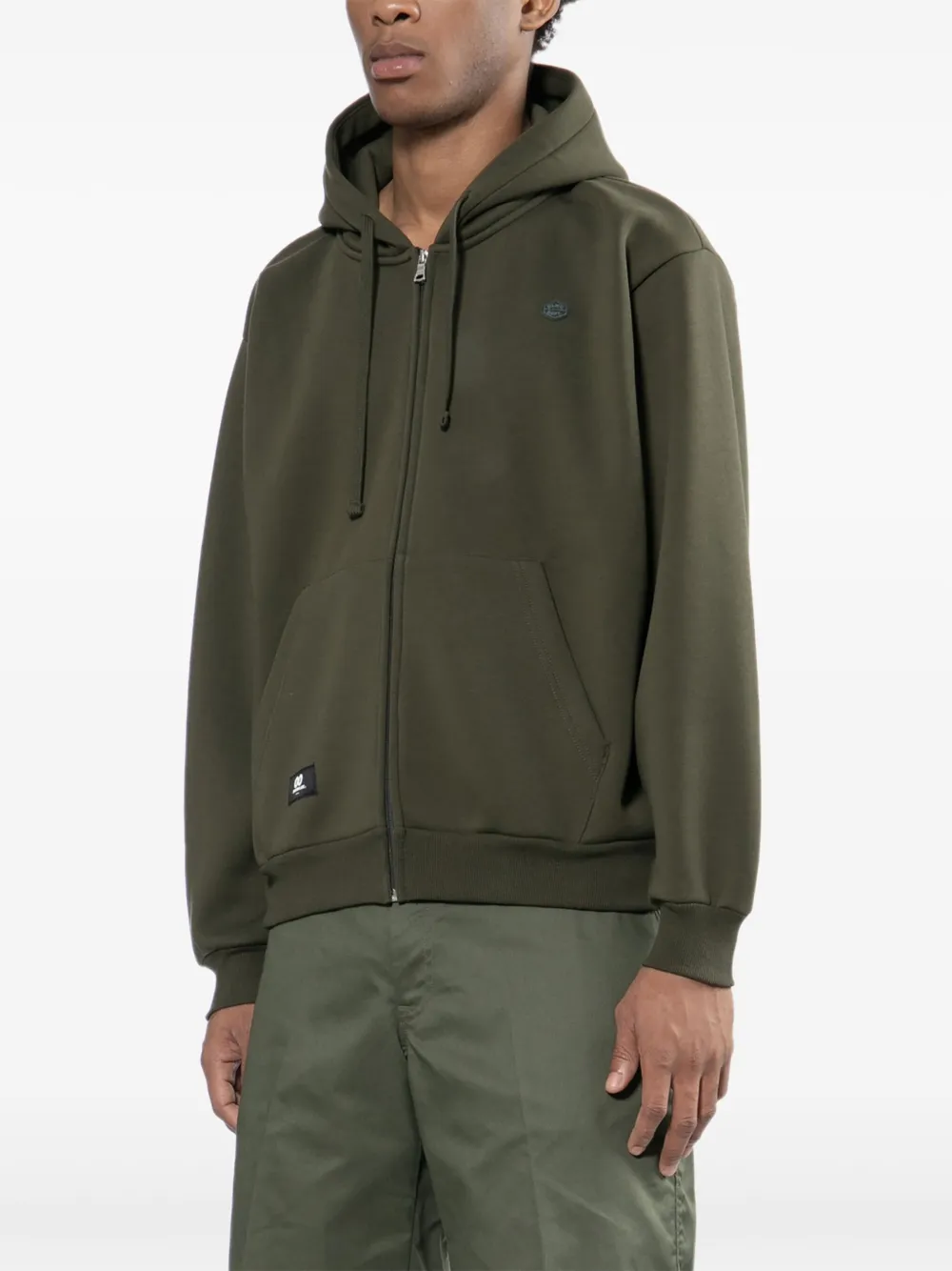 CHOCOOLATE Hoodie met geborduurd logo Groen