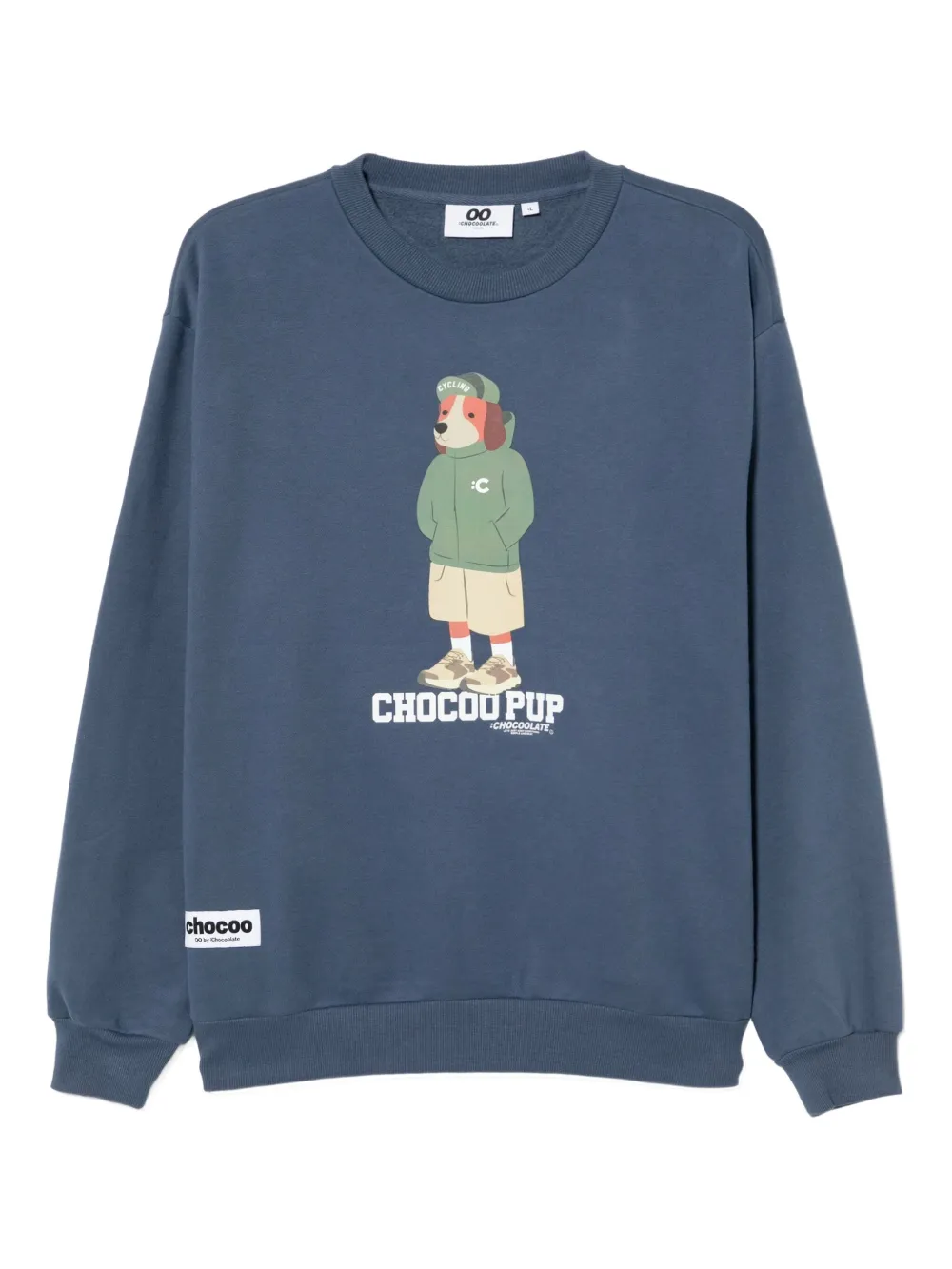 CHOCOOLATE graphiced sweatshirt | Blue | Image 1