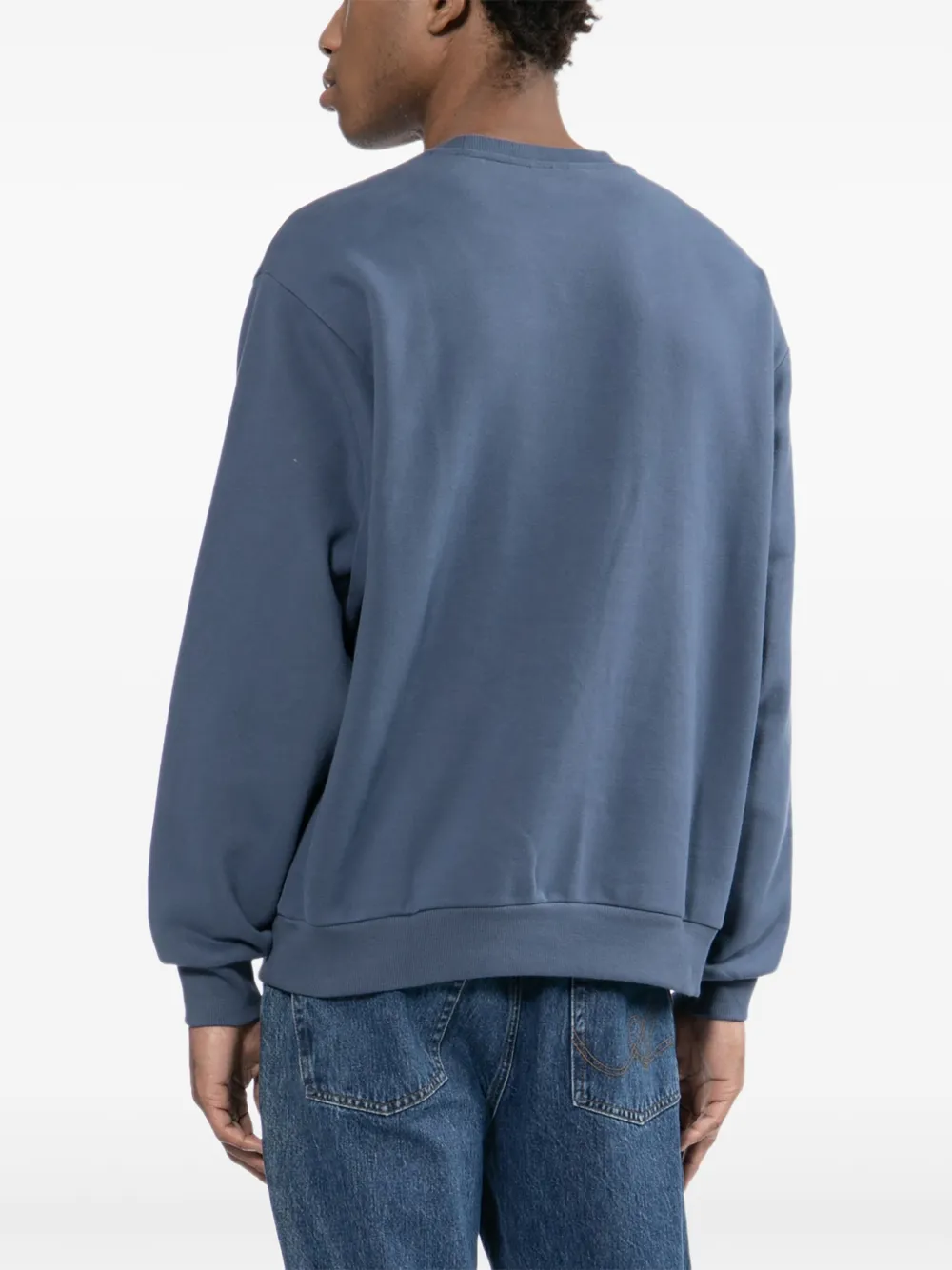 CHOCOOLATE Sweater met grafische print Blauw