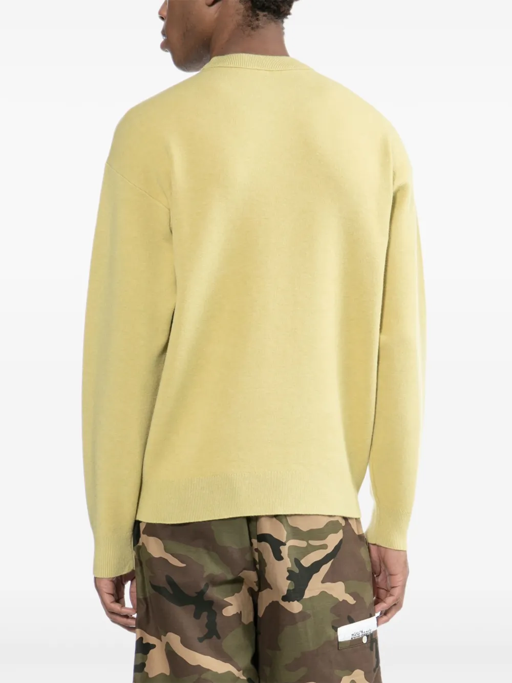 AAPE BY *A BATHING APE Moonface trui Geel