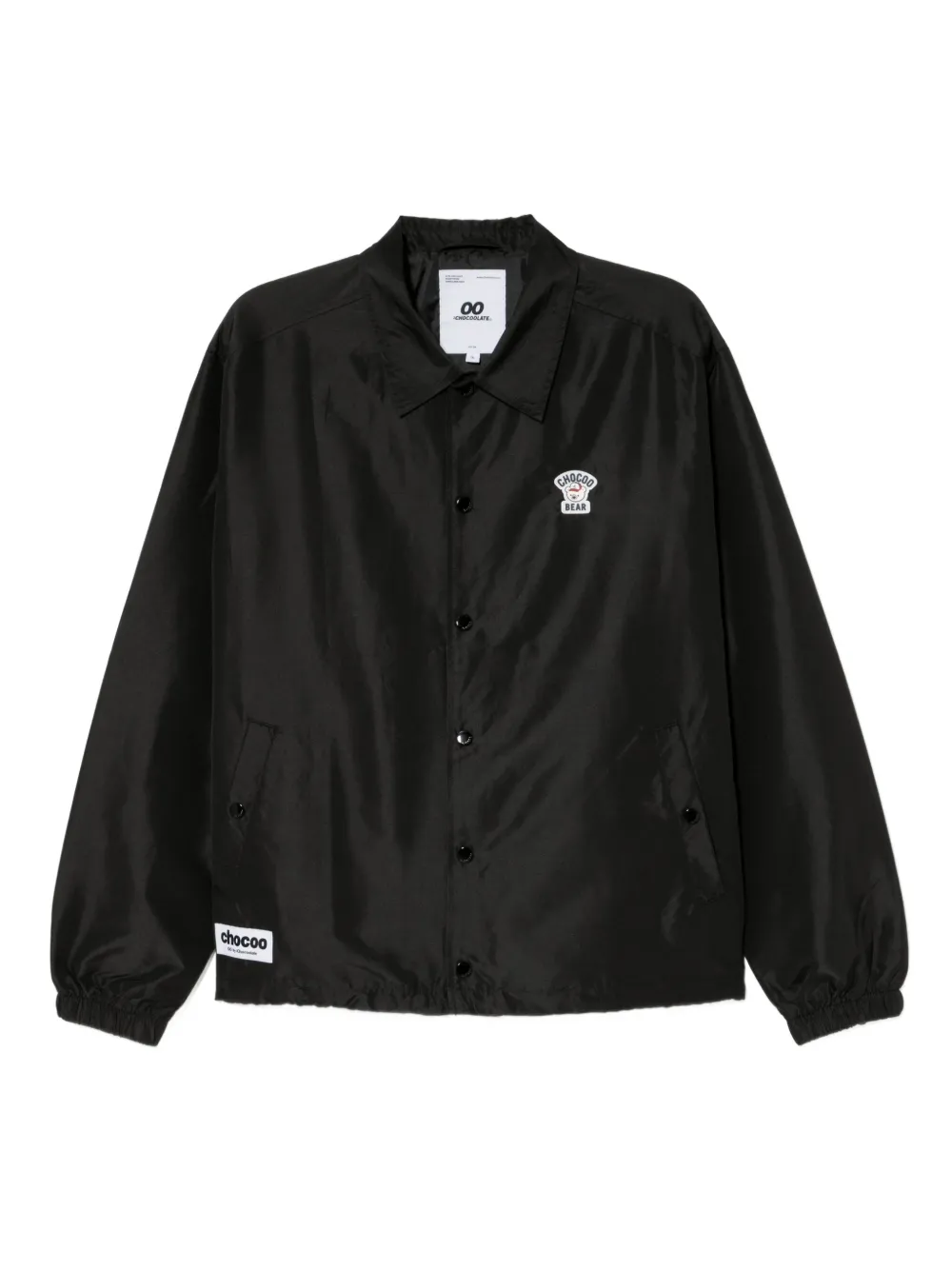 CHOCOOLATE logo-embossed jacket | Black | Image 1