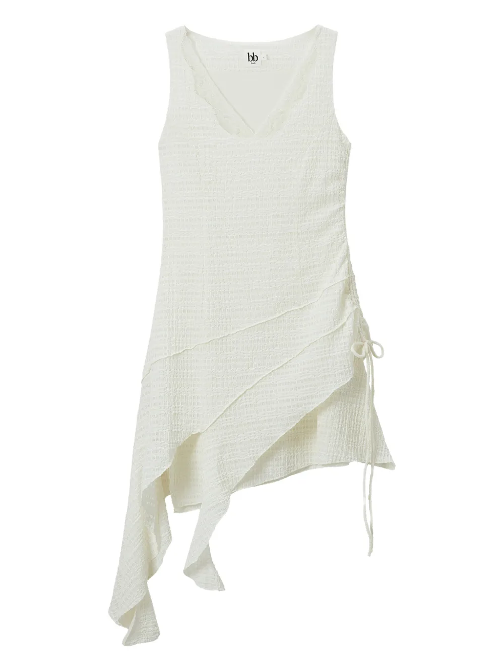 b+ab asymmetric layered dress | White | Image 1