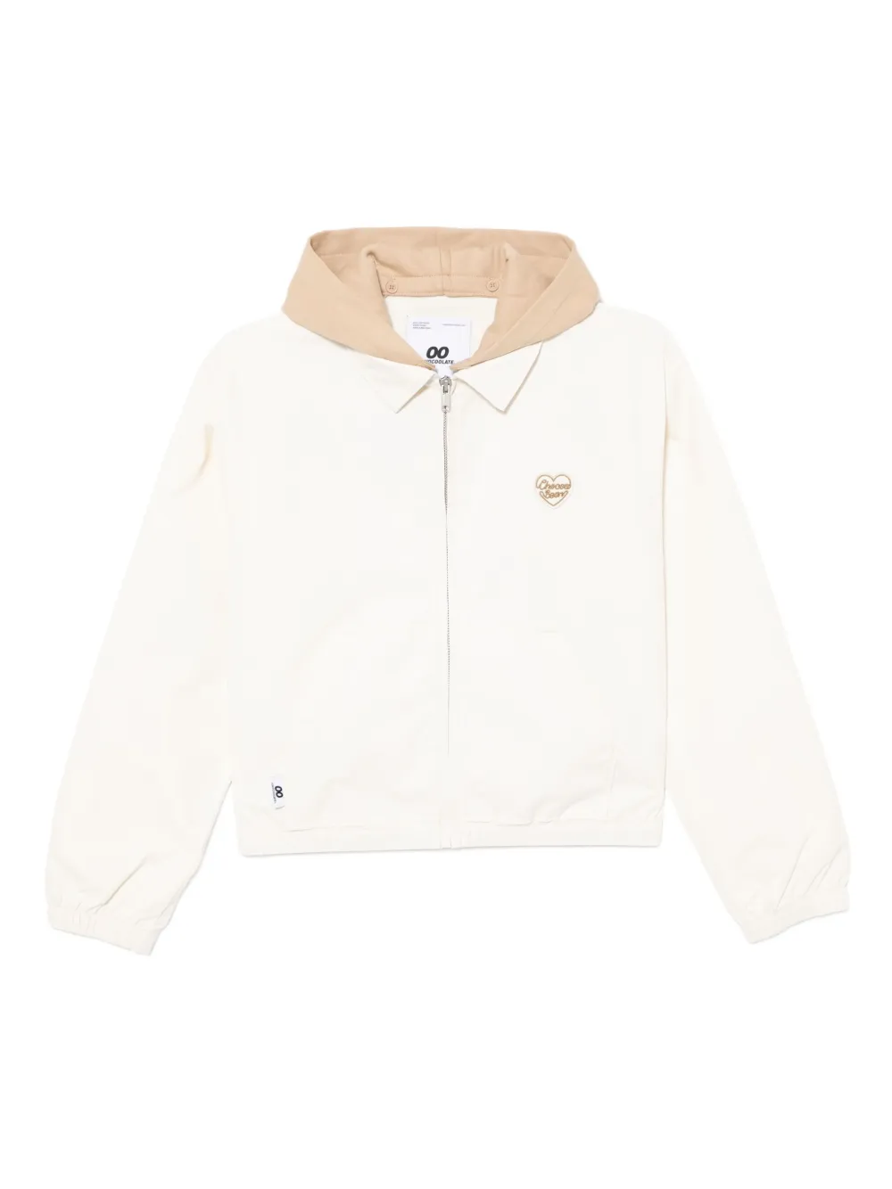 CHOCOOLATE logo-embroidered jacket | Neutrals | Image 1