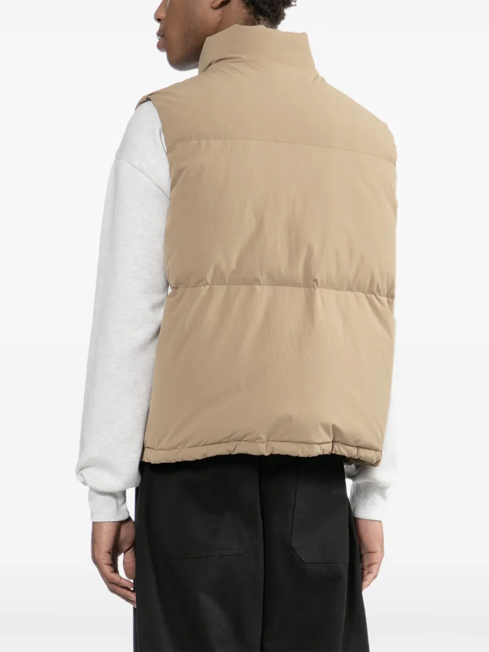 Chocoolate Logo-embroidered Gilet In Brown