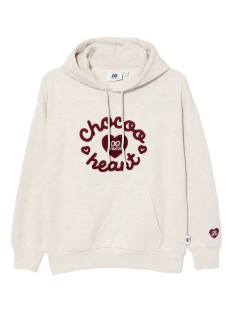 CHOCOOLATE logo-embroidered hoodie