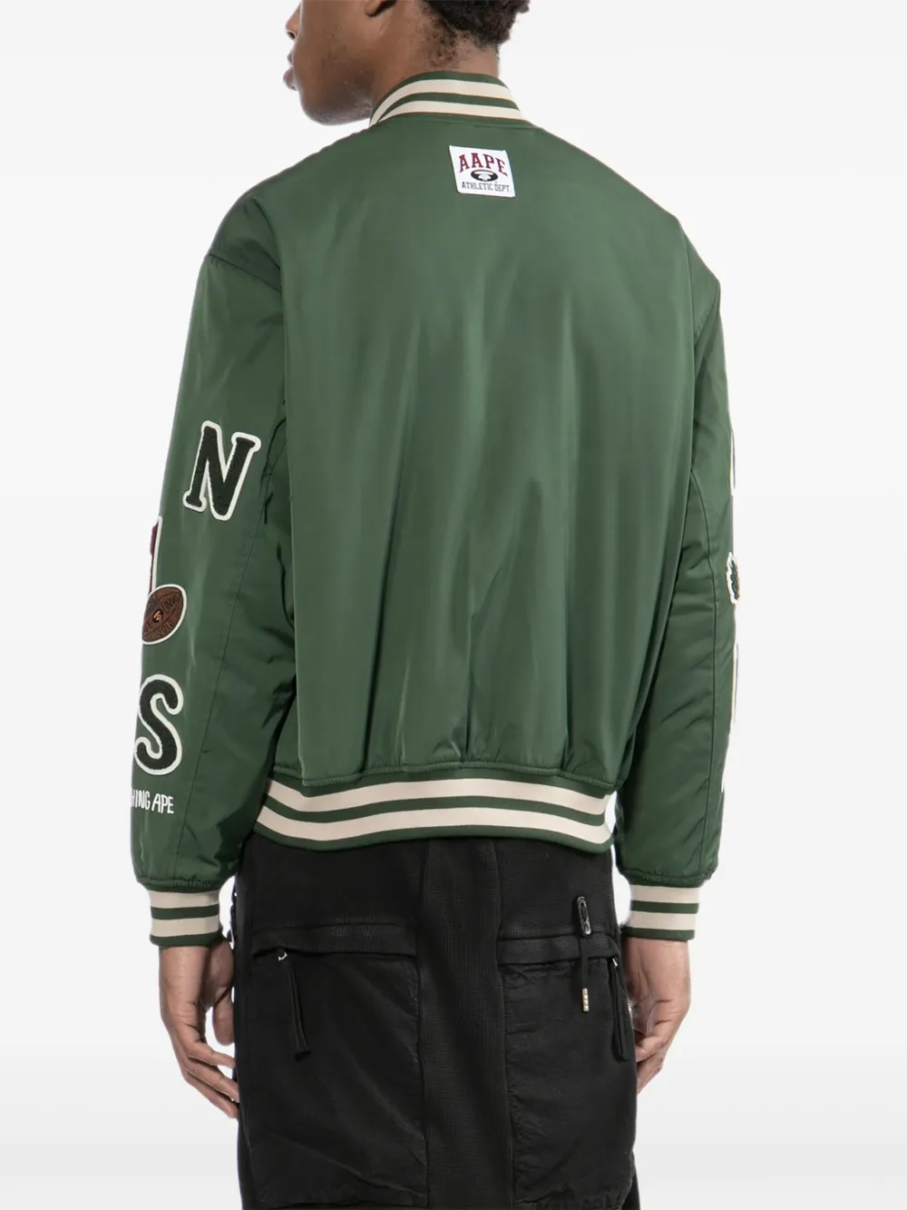 Aape By A Bathing Ape Logo-embroidered Jacket In Multi