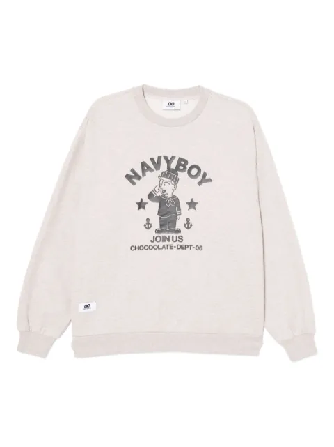 CHOCOOLATE sudadera con estampado gráfico
