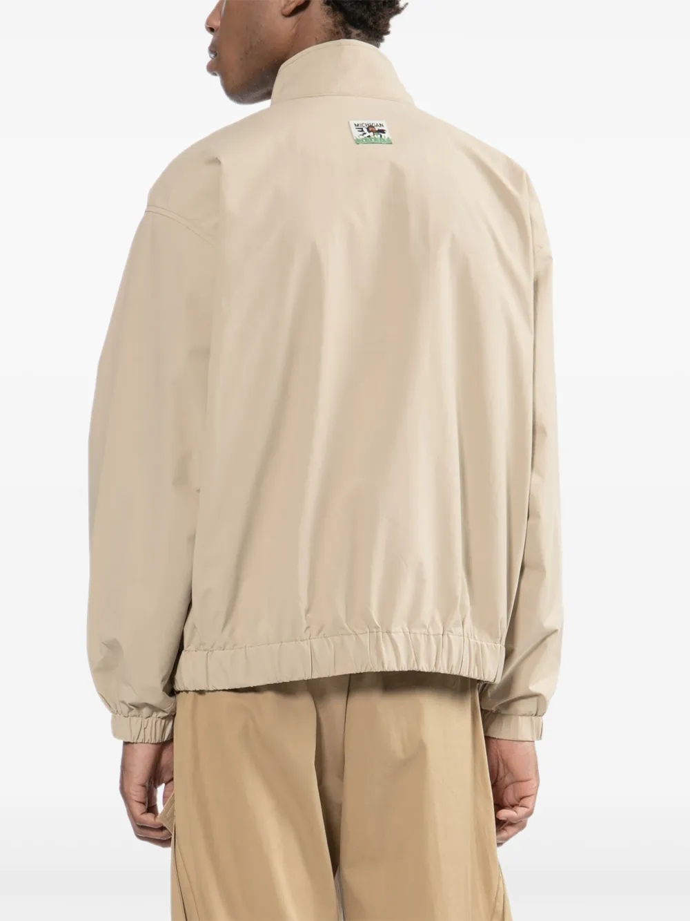 Fingercroxx Logo-patched Jacket In Neutral