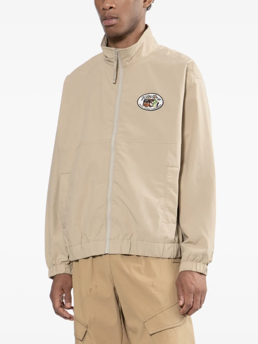 FINGERCROXX Jack met logopatch Beige